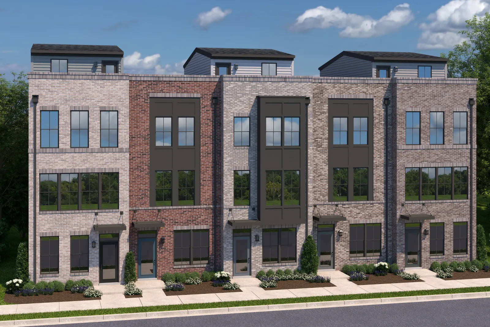 Reservoir Square development Townhomes